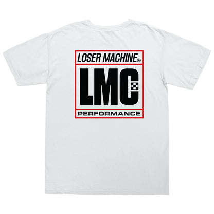 Loser Machine Men's Performance-Pkt Tee White T-Shirts