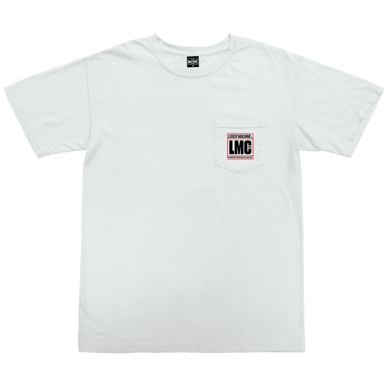 Loser Machine Men's Performance-Pkt Tee White T-Shirts