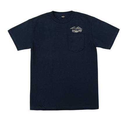 Loser Machine Men's Liberty-Pkt Tee Navy T-Shirts