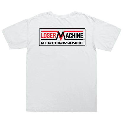 Loser Machine Men's Machinery-Pkt Tee White T-Shirts