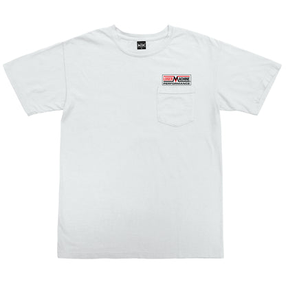 Loser Machine Men's Machinery-Pkt Tee White T-Shirts