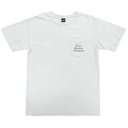 Loser Machine Men's Established Outline-Pkt Tee White T-Shirts