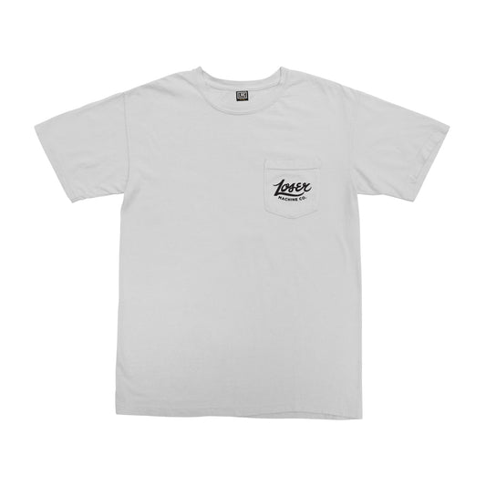 Loser Machine Men's Sawhorse-Pkt Tee White T-Shirts
