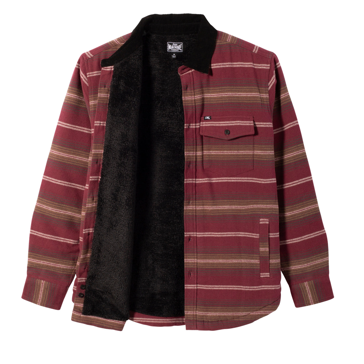 Loser Machine Men's Alcott-Jacket Burgundy Jackets