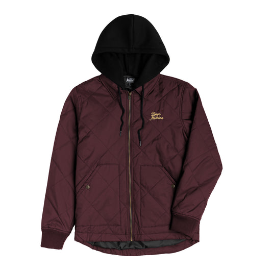 Loser Machine Men's Cannon Ii-Jacket Burgundy Jackets