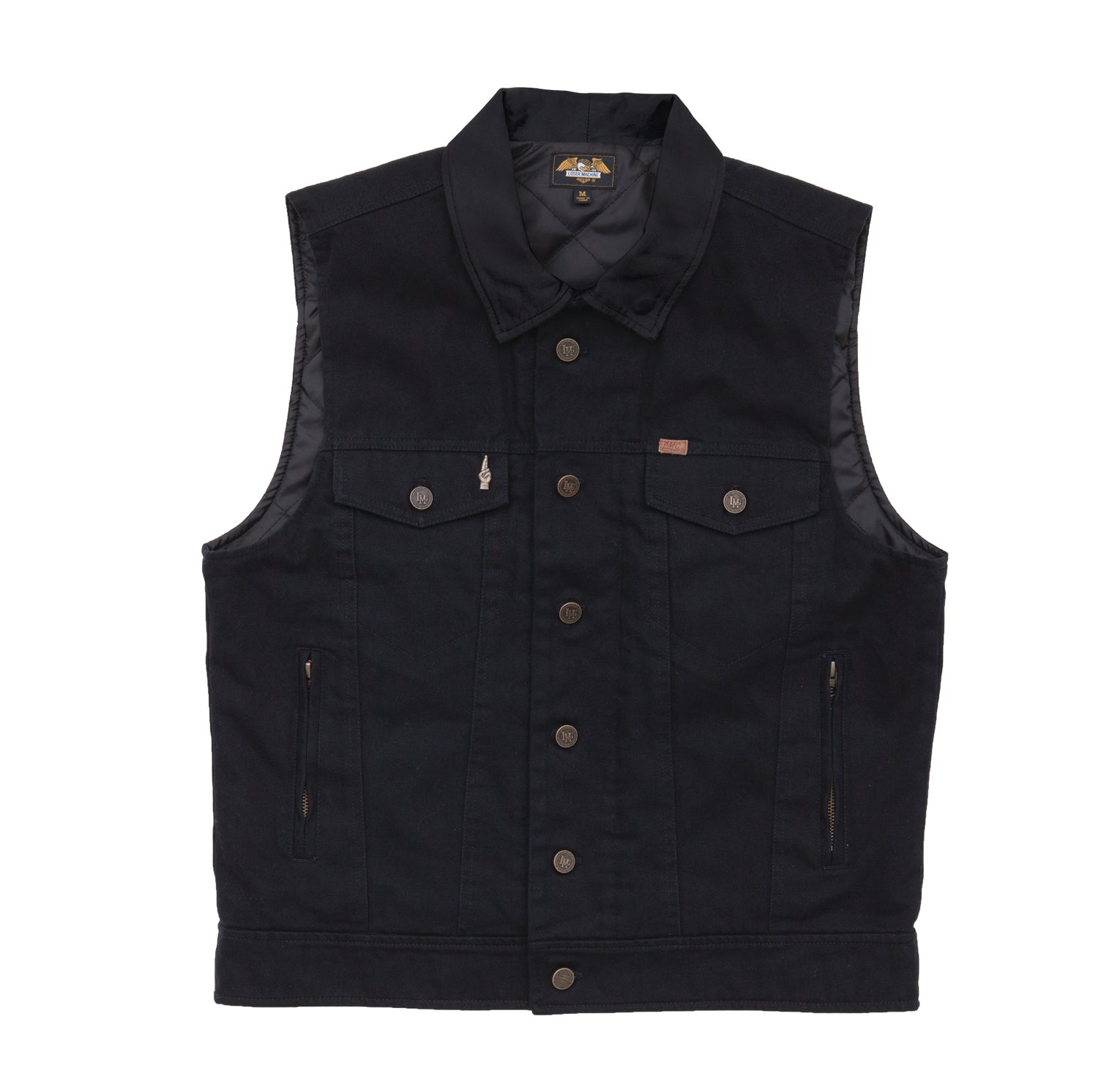 Loser Machine Men's Kingsway Iil Vest Black Jackets