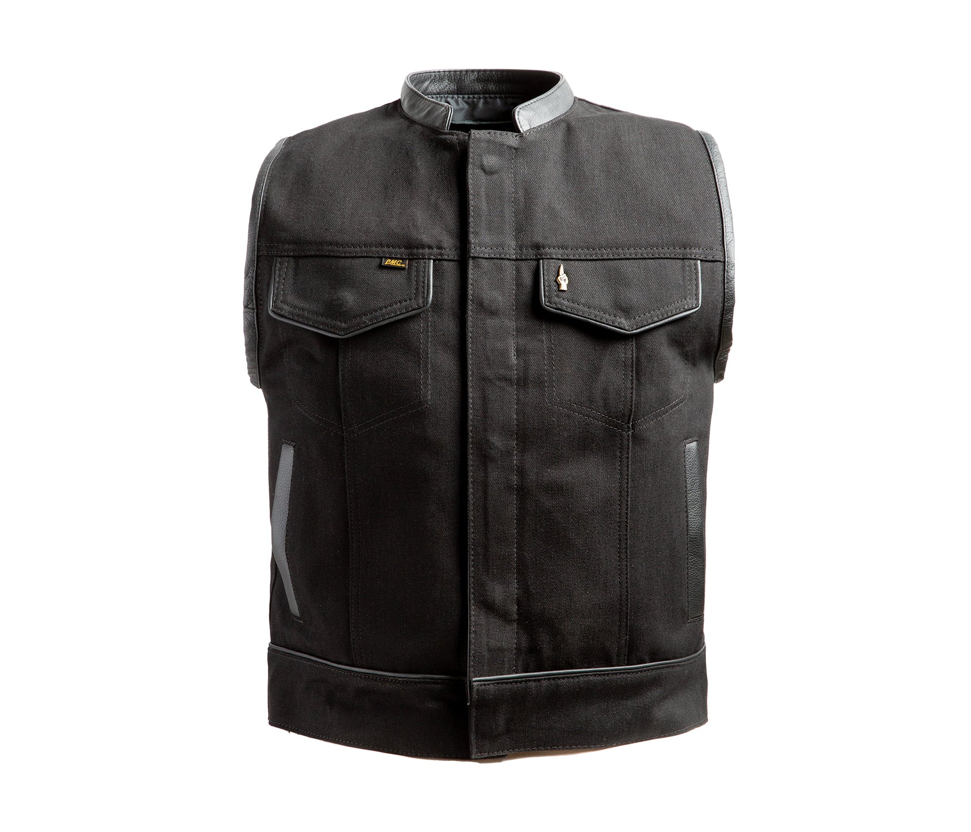 Loser Machine Men's Lmcxespinoza Blacked Out Vest Black Jackets