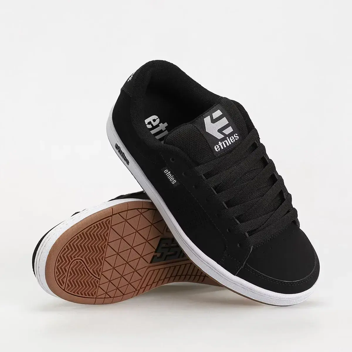 Etnies Men's Kingpin Black/White/Gum Shoes