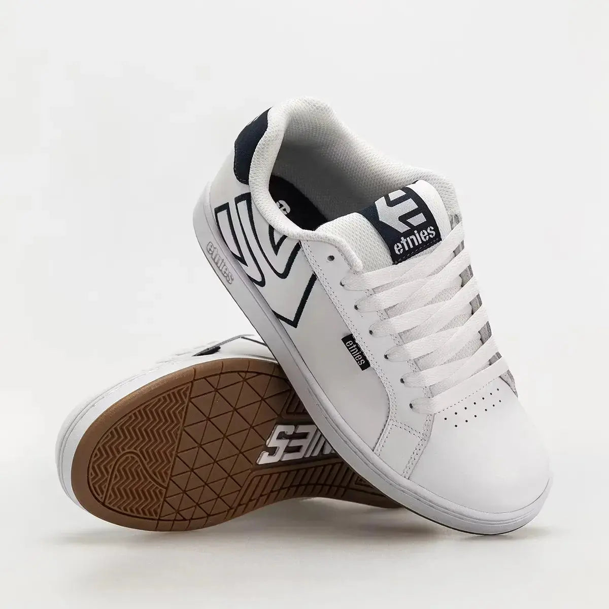 Etnies Men's Fader White/White/Navy Shoes