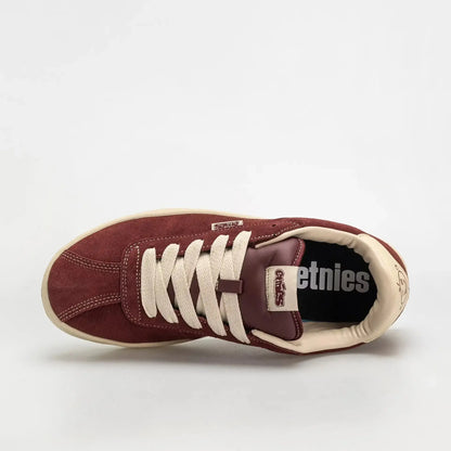 Etnies Men's Scam Burgundy/Tan Shoes