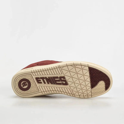 Etnies Men's Scam Burgundy/Tan Shoes