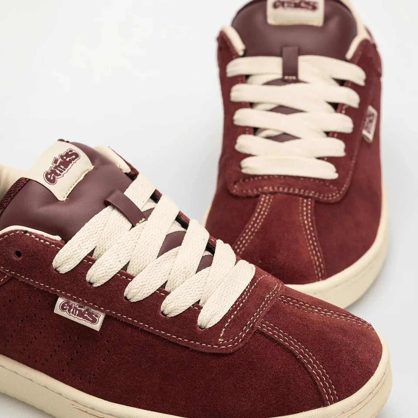 Etnies Men's Scam Burgundy/Tan Shoes