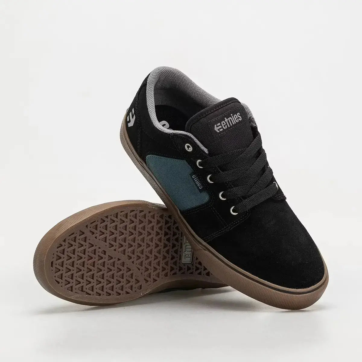 Etnies Men's Barge Ls Black/Teal Shoes
