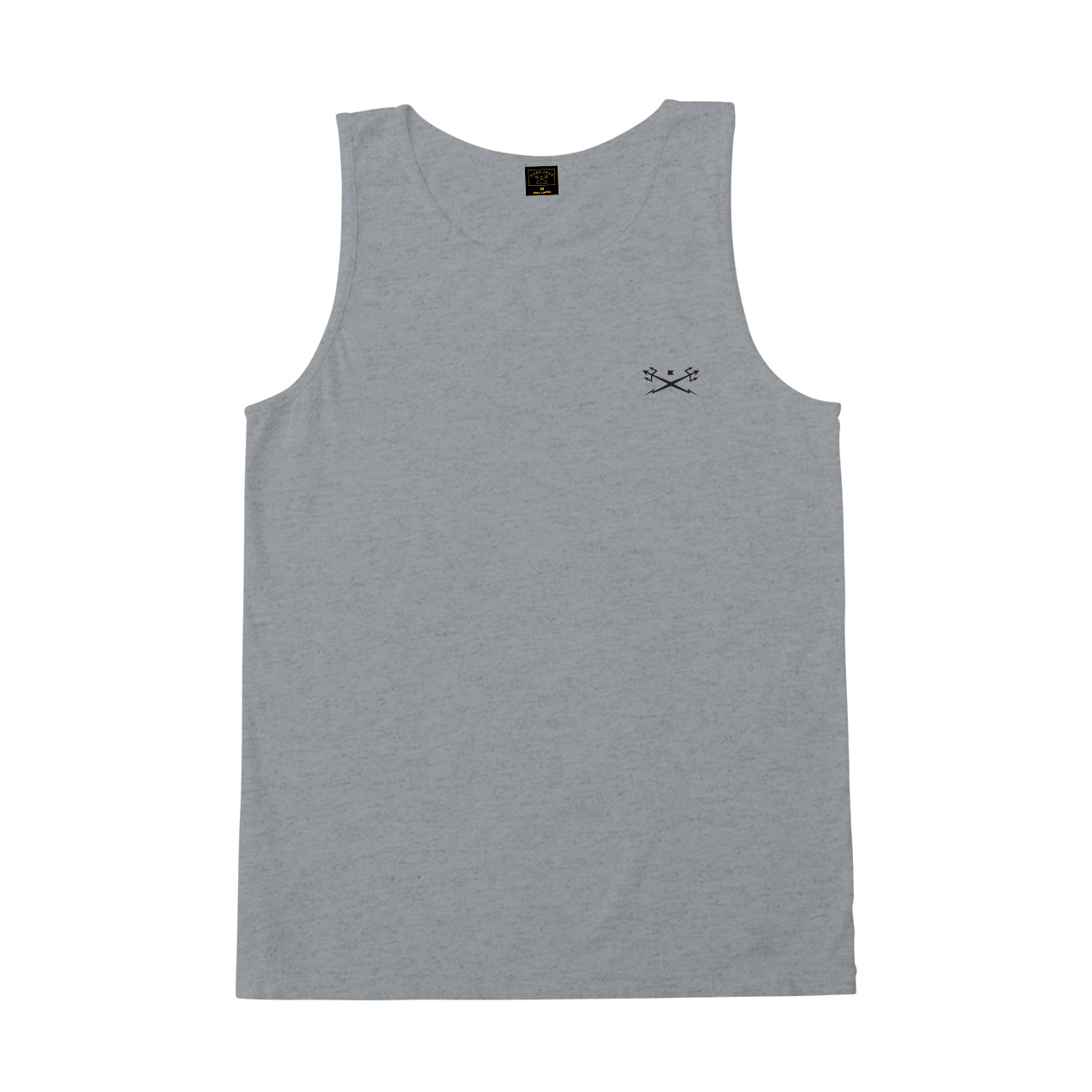 Dark Seas Men's Go-To Ii Stock Tank Heather Grey T-Shirts