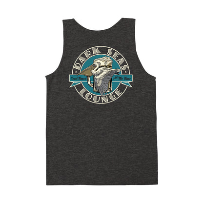 Dark Seas Men's Easy Going Stock Tank Heather Charcoal T-Shirts