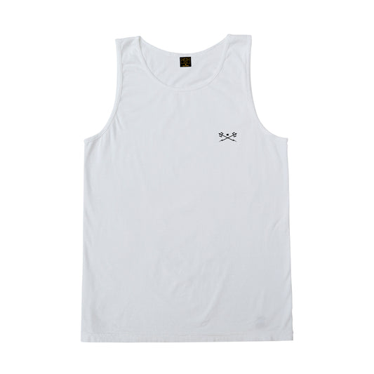 Dark Seas Men's Go-To Tank White T-Shirts