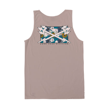 Dark Seas Men's Kick Back -Tank Mauve Chalk T-Shirts