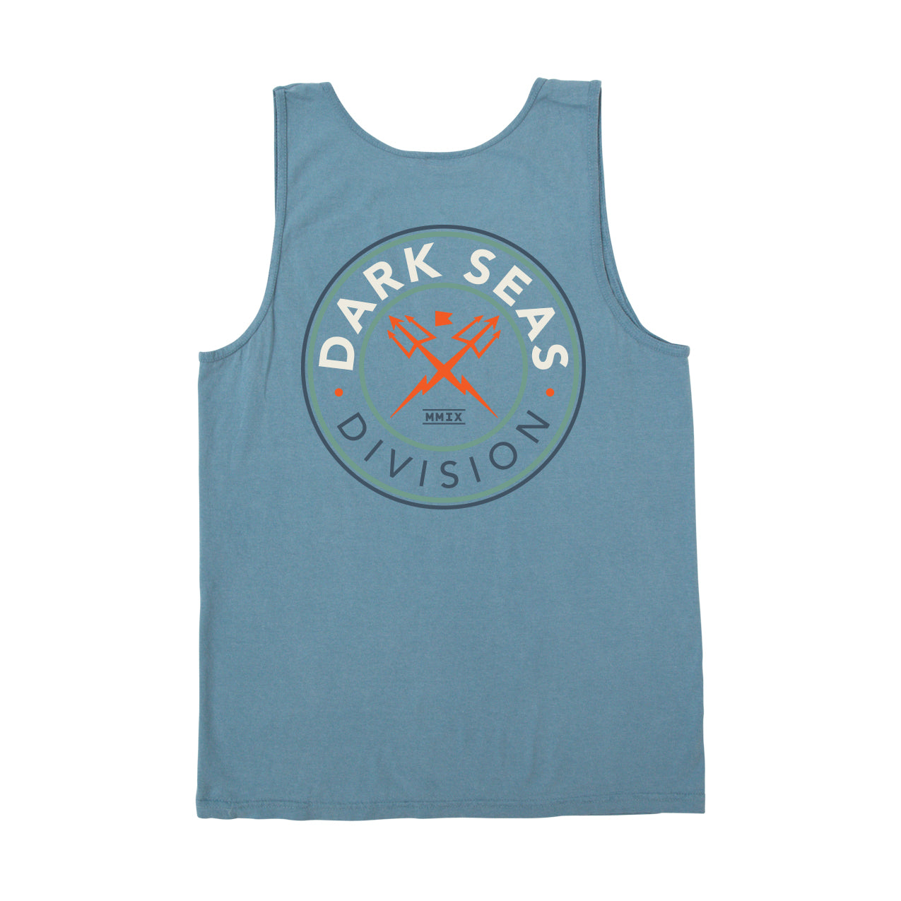 Dark Seas Men's Navigator -Tank Dusty Navy T-Shirts