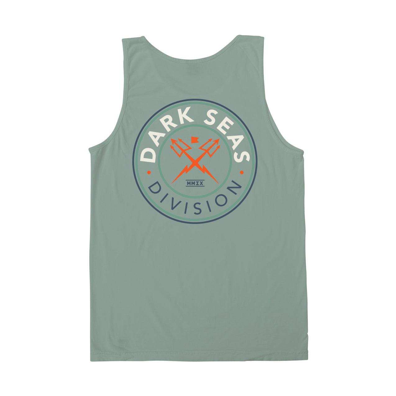 Dark Seas Men's Navigator -Tank Frosty Green T-Shirts