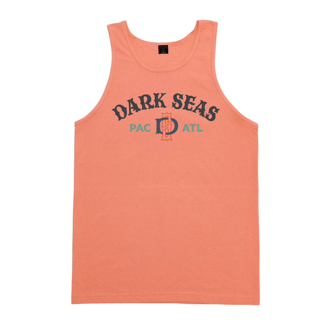 Dark Seas Men's Foul Play -Tank Sunset Coral T-Shirts