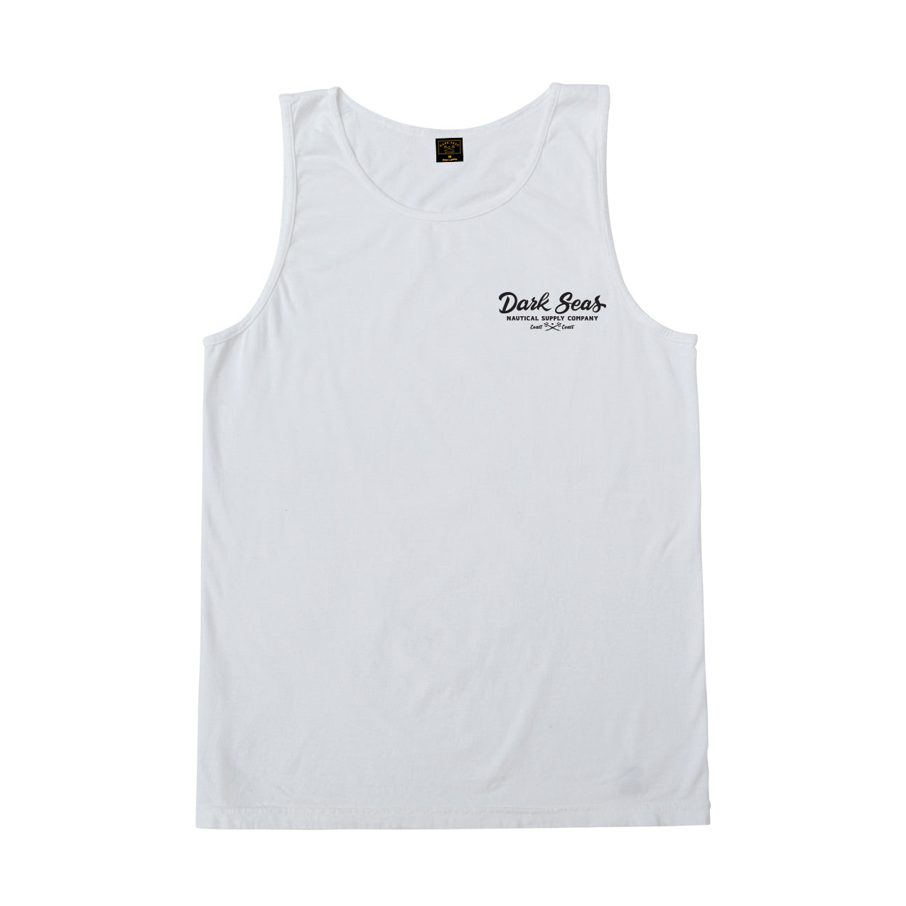 Dark Seas Men's Open Ocean Pigment Tank Top White T-Shirts