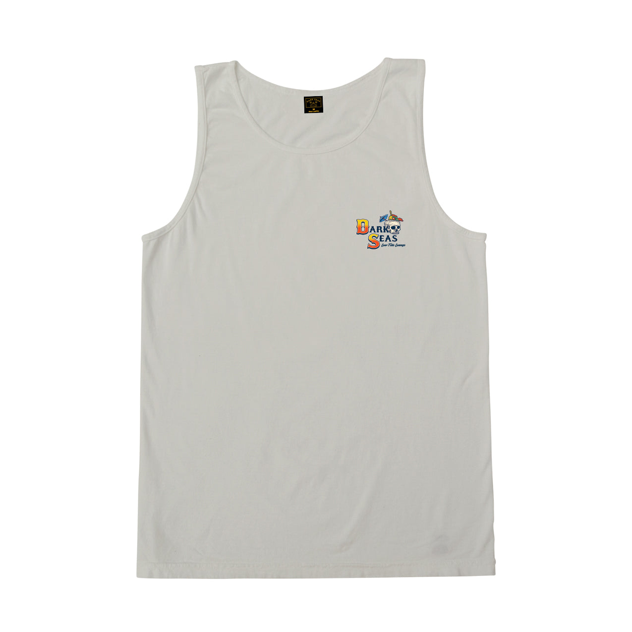 Dark Seas Men's Key West Pigment Tank Top Tofu T-Shirts