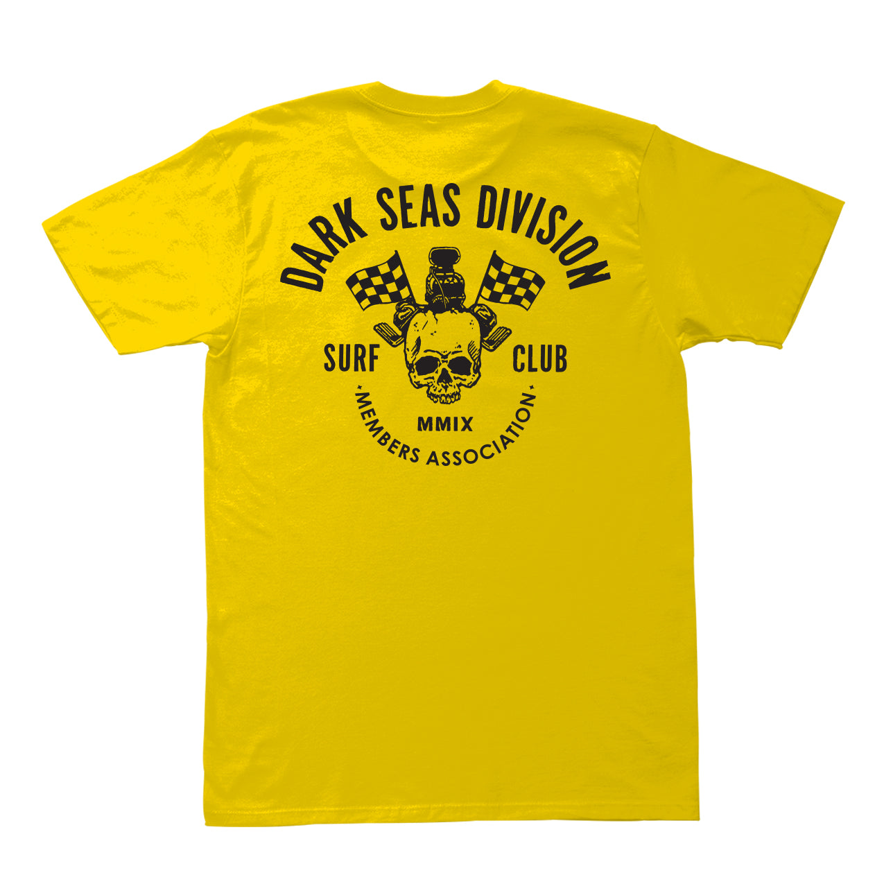 Dark Seas Men's Station-Tee Yellow T-Shirts