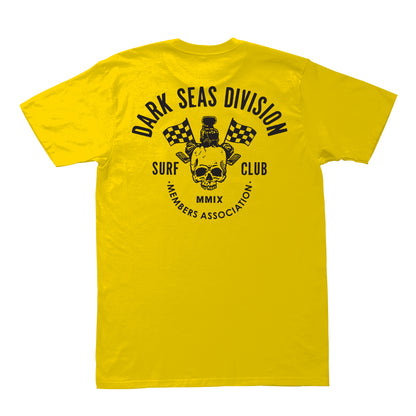 Dark Seas Men's Station-Tee Yellow T-Shirts