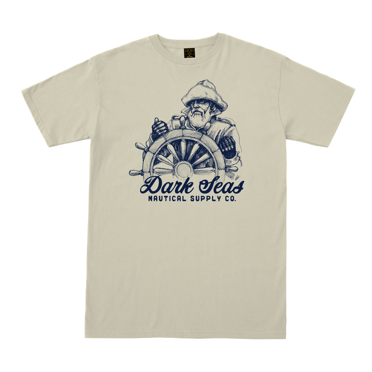 Dark Seas Men's Hot Fast -Tee Cream T-Shirts