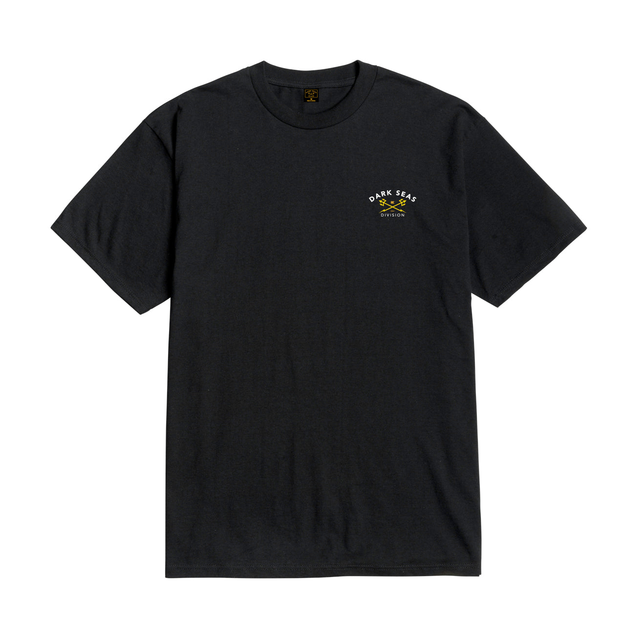 Dark Seas Men's Anchor-Glow -Tee Black T-Shirts
