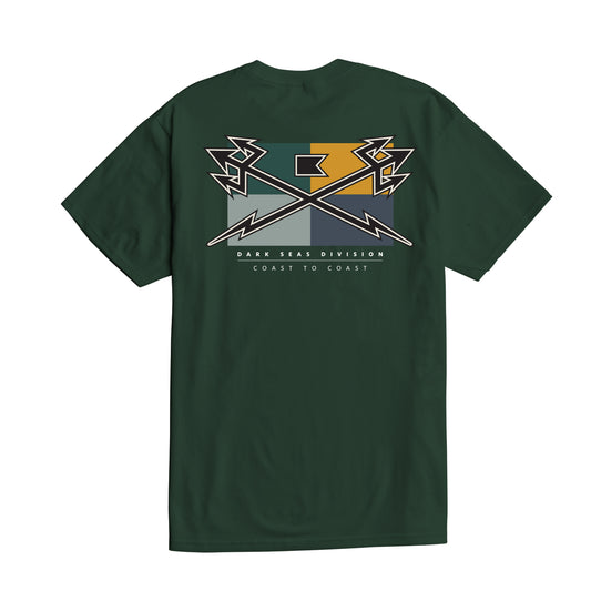 Dark Seas Men's Color Block -Tee Forest T-Shirts
