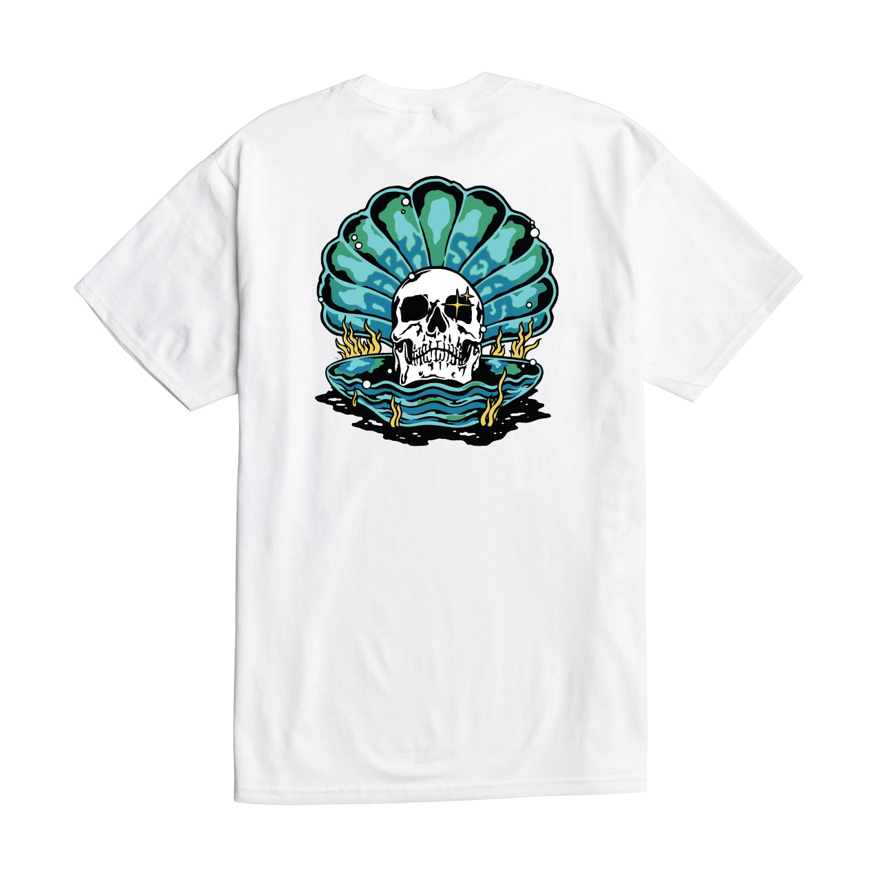 Dark Seas Men's Pearl -Tee White T-Shirts