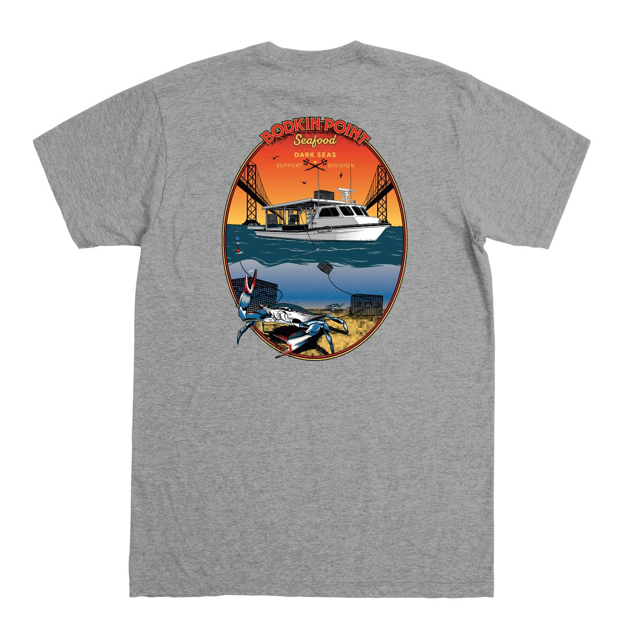 Dark Seas Men's Bodkin Point-Tee Black T-Shirts