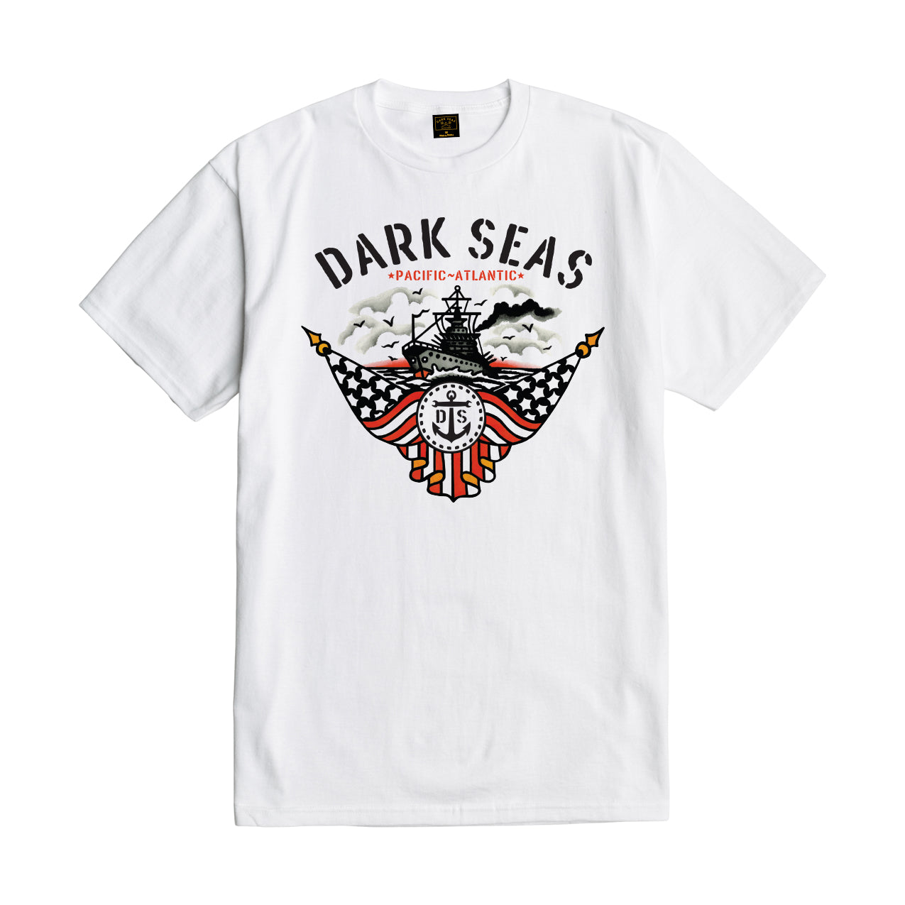 Dark Seas Men's Armada -Tee White T-Shirts