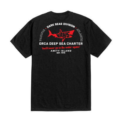 Dark Seas Men's Charter -Tee Black T-Shirts