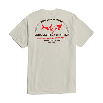 Dark Seas Men's Charter -Tee Cream T-Shirts