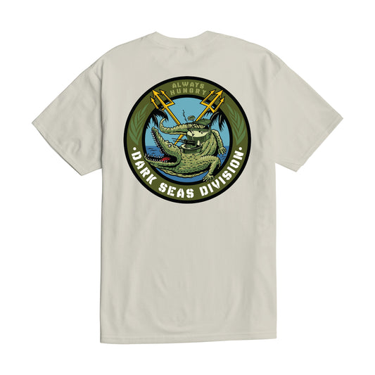 Dark Seas Men's Always Hungry -Tee Cream T-Shirts