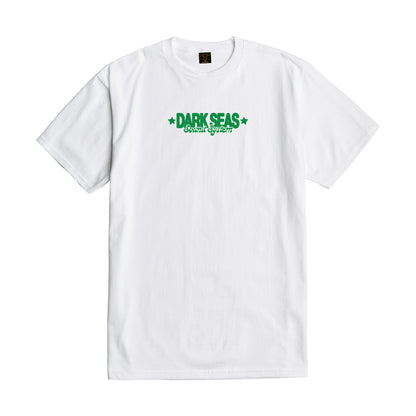 Dark Seas Men's Heavy Bass -Tee White T-Shirts