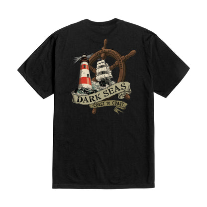 Dark Seas Men's Beyond Tee Black T-Shirts