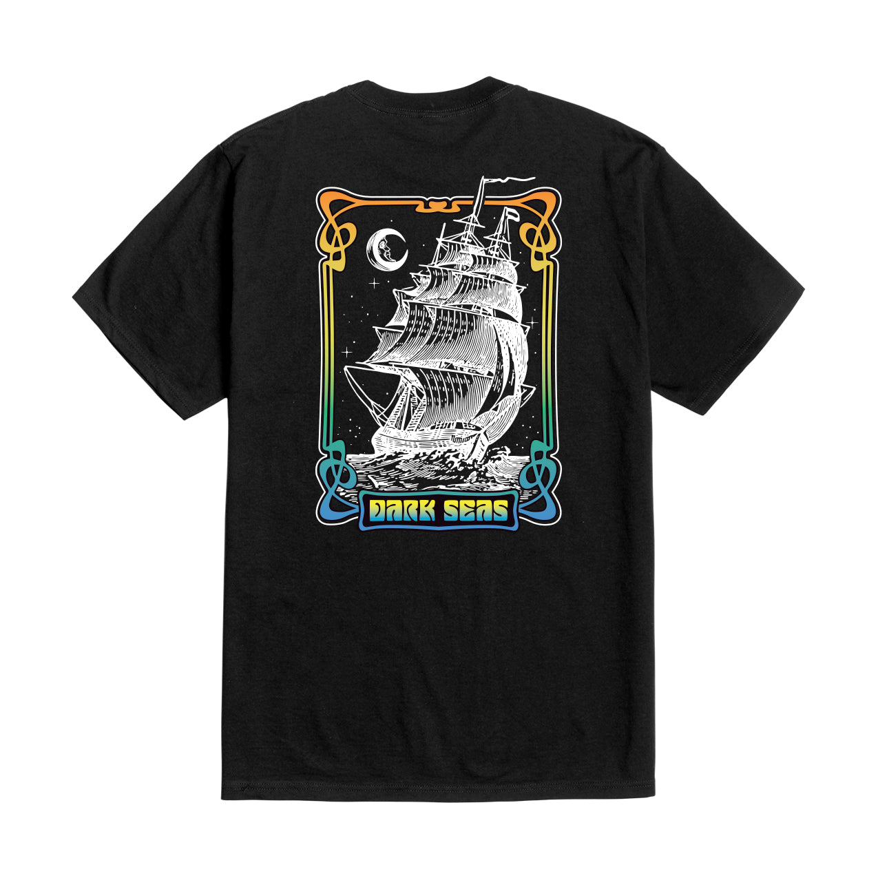 Dark Seas Men's Psychic Sailor Stock T-Shirt Black T-Shirts