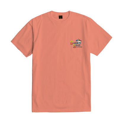 Dark Seas Men's Key West Stock T-Shirt Coral T-Shirts