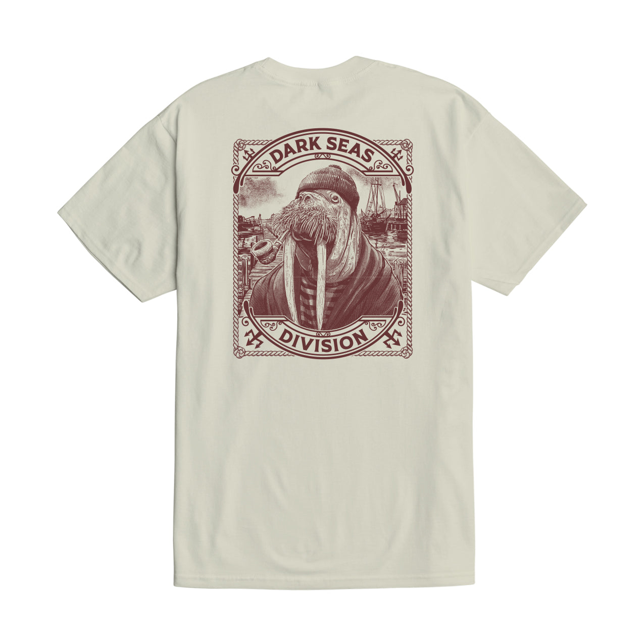 Dark Seas Men's Seaworthy Ii Stock T-Shirt Cream T-Shirts