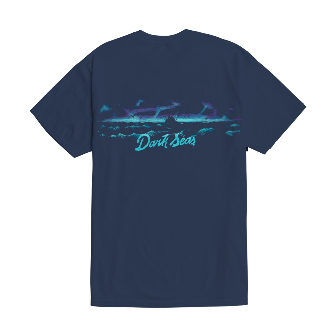 Dark Seas Men's Offshore Stock T-Shirt Navy T-Shirts