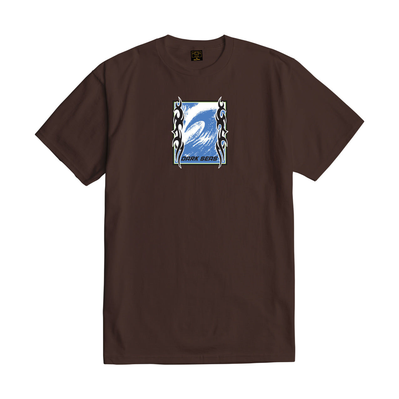 Dark Seas Men's Tribalism Stock T-Shirt Java Brown T-Shirts