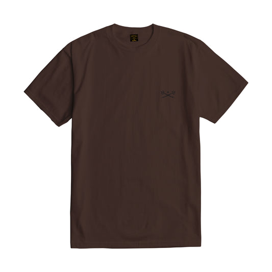Dark Seas Men's Go-To Ii Stock T-Shirt Java Brown T-Shirts