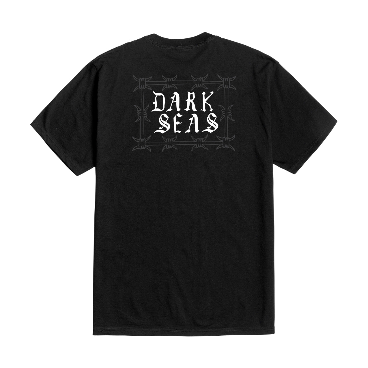 Dark Seas Men's Keep Out Stock T-Shirt Black T-Shirts