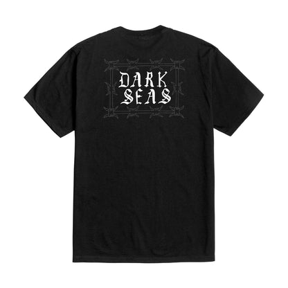 Dark Seas Men's Keep Out Stock T-Shirt Black T-Shirts