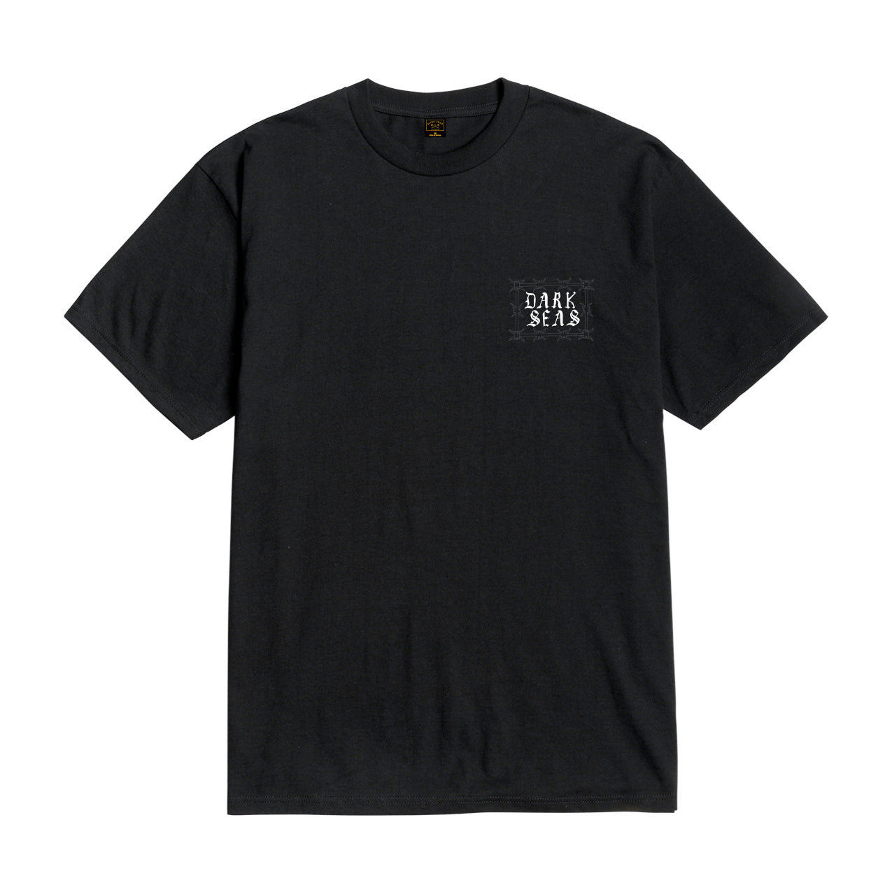 Dark Seas Men's Keep Out Stock T-Shirt Black T-Shirts