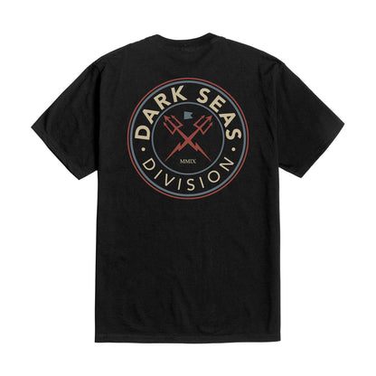 Dark Seas Men's Time Tellers Stock T-Shirt Black T-Shirts