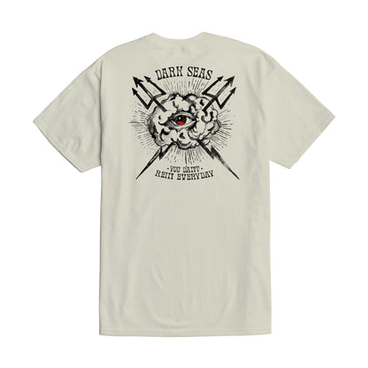 Dark Seas Men's Eye Of The Storm Stock T-Shirt Cream T-Shirts